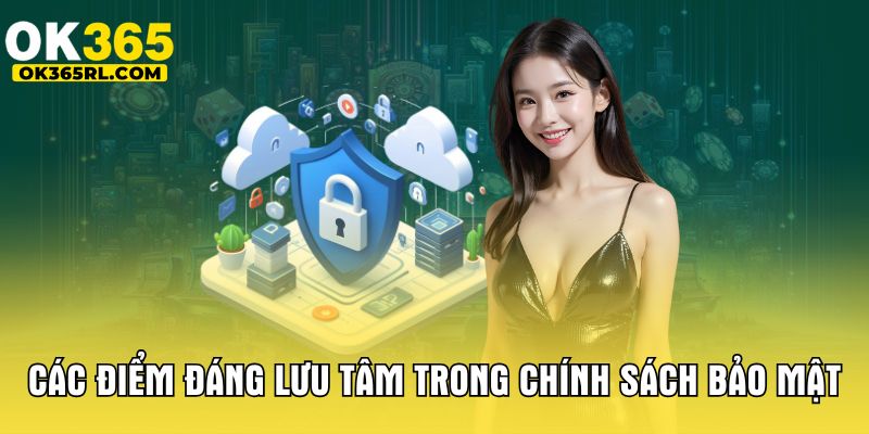 Các điểm đáng lưu tâm trong chính sách bảo mật